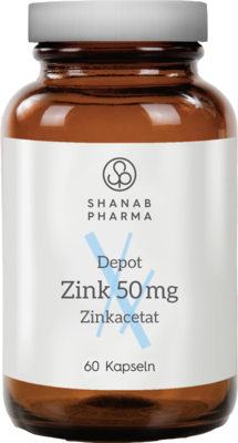 ZINK 50 mg Zinkacetat depot Kapseln Shanab