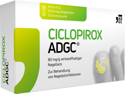 CICLOPIROX ADGC 80 mg/g wirkstoffhalt.Nagellack