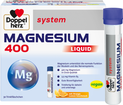 DOPPELHERZ Magnesium 400 Liquid system Trinkamp.