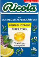 RICOLA o.Z.Box Menthol-Zitrone extra stark Bonbons