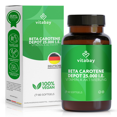 BETA CAROTIN 25.000 I.E. Provit.A Depot vegan