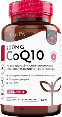 COENZYM Q10 200 mg hochdosiert vegan Kapseln